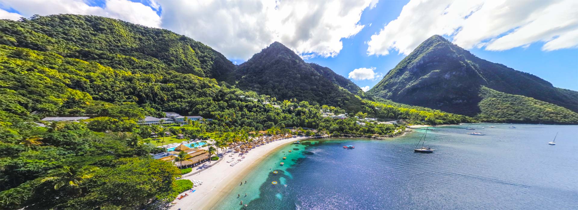 jalousie beach from cruise port