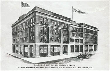 Postcard of the Goldfield Hotel