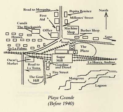 Plan of Playa Grande